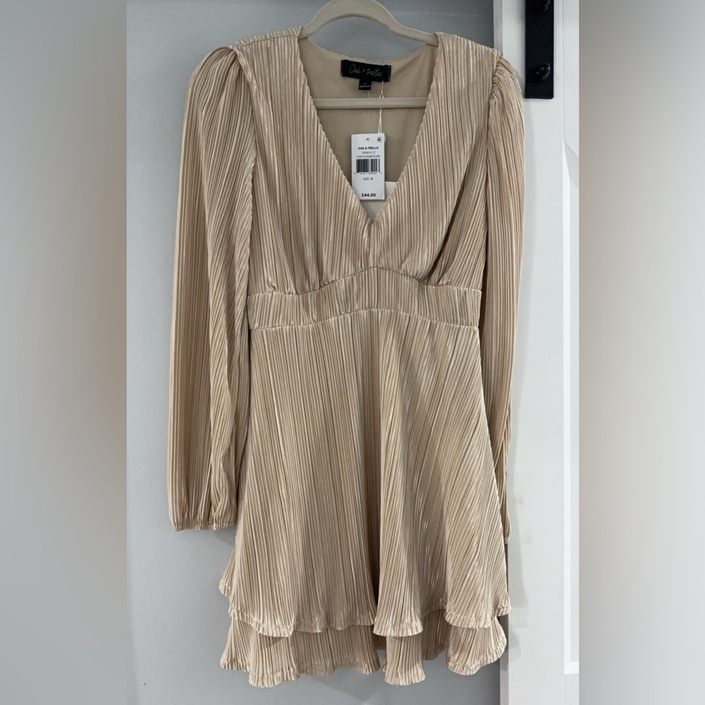 Champagne colored dress